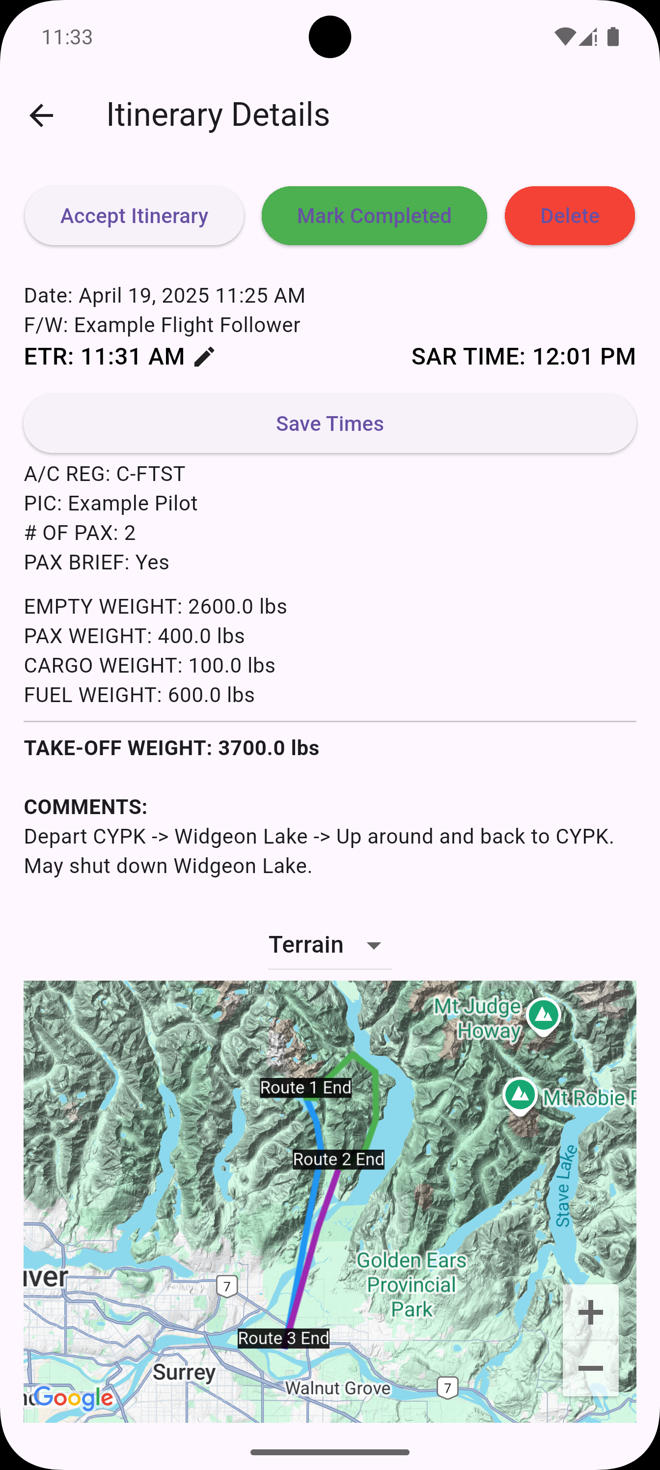 Flight Following